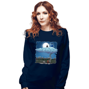 Shirts Long Sleeve Shirts, Unisex / Small / Navy Above The Clouds