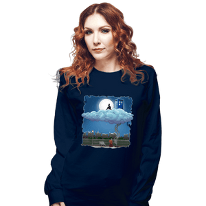 Shirts Long Sleeve Shirts, Unisex / Small / Navy Above The Clouds