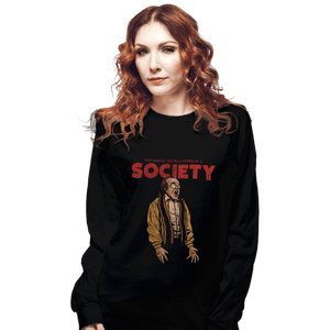 Daily_Deal_Shirts Long Sleeve Shirts, Unisex / Small / Black A Society