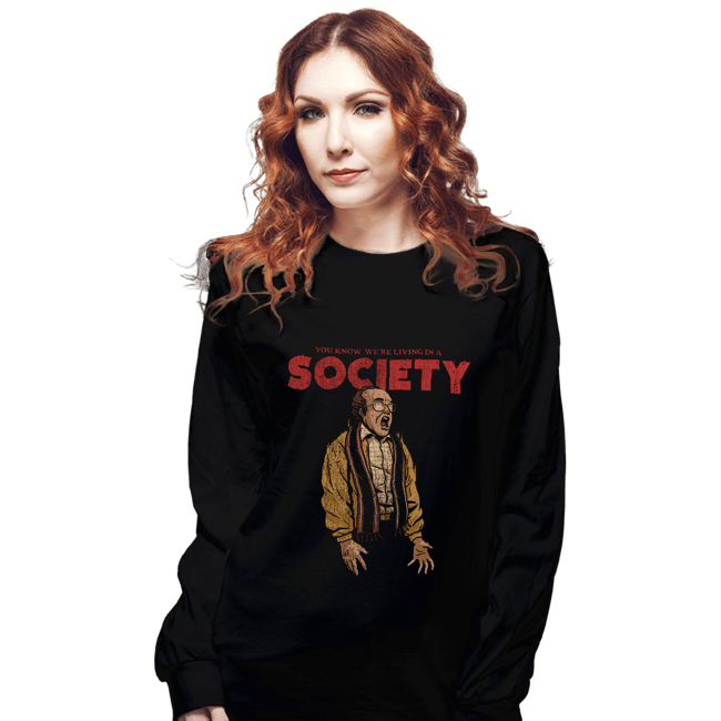 Daily_Deal_Shirts Long Sleeve Shirts, Unisex / Small / Black A Society
