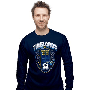 Shirts Long Sleeve Shirts, Unisex / Small / Navy Timelords Football Team