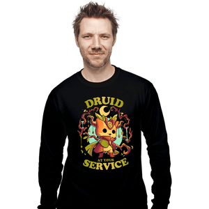 Daily_Deal_Shirts Long Sleeve Shirts, Unisex / Small / Black Druid's Call