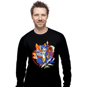 Secret_Shirts Long Sleeve Shirts, Unisex / Small / Black Dino Planet