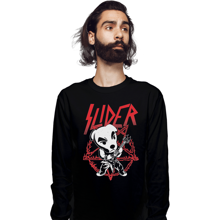 Shirts Long Sleeve Shirts, Unisex / Small / Black Slider King