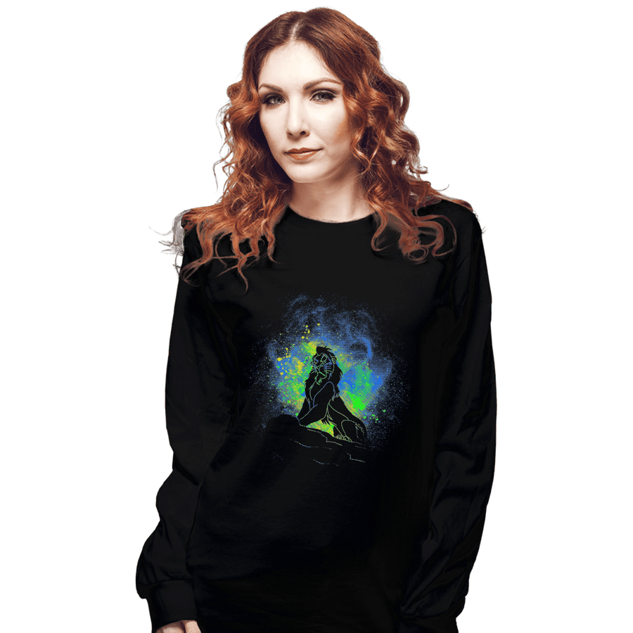 Shirts Long Sleeve Shirts, Unisex / Small / Black Scar Art