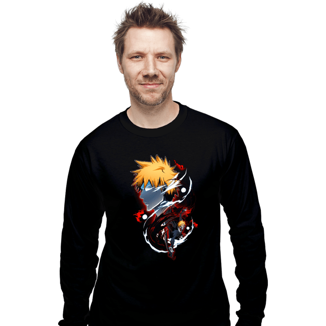 Daily_Deal_Shirts Long Sleeve Shirts, Unisex / Small / Black Ichigo Holo