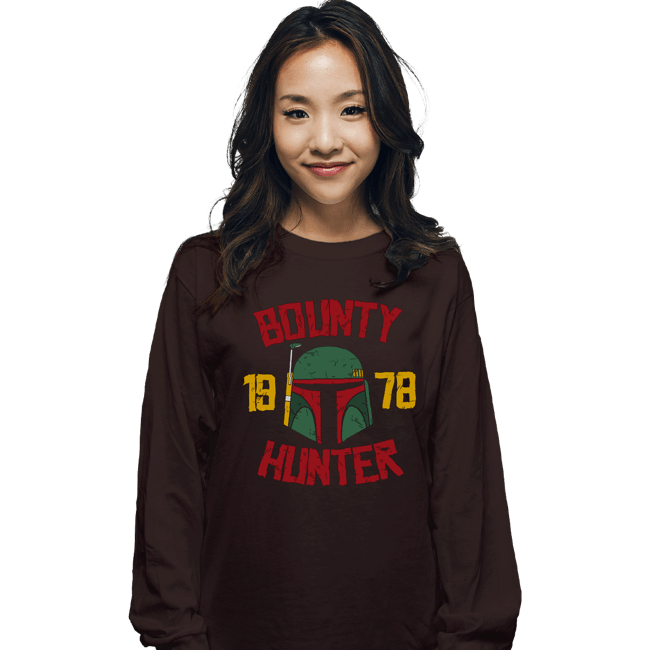 Secret_Shirts Long Sleeve Shirts, Unisex / Small / Dark Chocolate Bounty Hunter 78