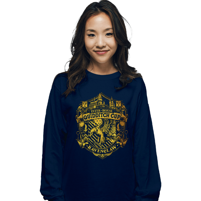 Sold_Out_Shirts Long Sleeve Shirts, Unisex / Small / Navy Team Ravenclaw