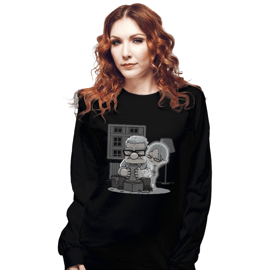 Shirts Long Sleeve Shirts, Unisex / Small / Black Upchained Melody