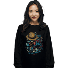 Load image into Gallery viewer, Shirts Long Sleeve Shirts, Unisex / Small / Black Colorful Pirate
