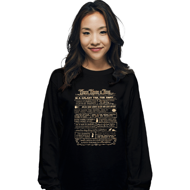 Daily_Deal_Shirts Long Sleeve Shirts, Unisex / Small / Black Once Upon A Time