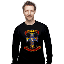 Load image into Gallery viewer, Shirts Long Sleeve Shirts, Unisex / Small / Black Gundam Wing
