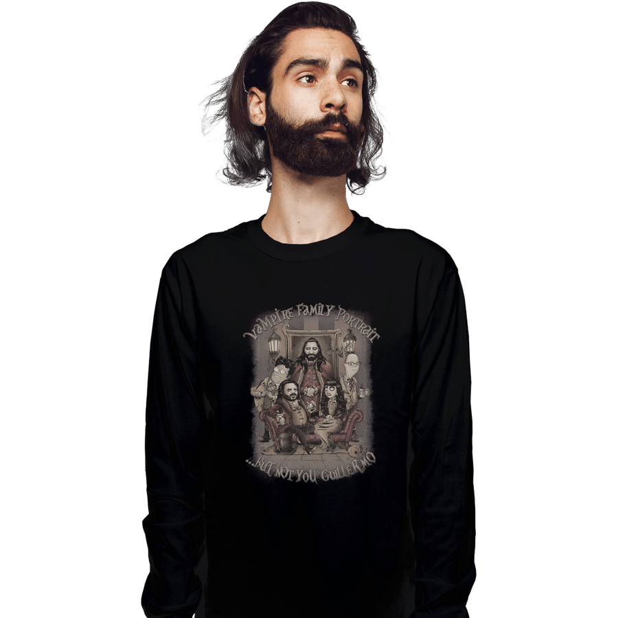 Shirts Long Sleeve Shirts, Unisex / Small / Black Vampire Family Portrait