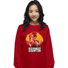 Load image into Gallery viewer, Shirts Long Sleeve Shirts, Unisex / Small / Red Red Ranger Redemption
