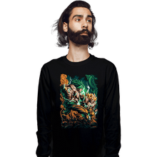Load image into Gallery viewer, Daily_Deal_Shirts Long Sleeve Shirts, Unisex / Small / Black Saiyan Fight
