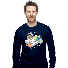 Load image into Gallery viewer, Shirts Long Sleeve Shirts, Unisex / Small / Navy Pokeboy
