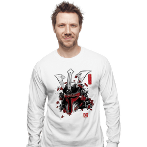 Daily_Deal_Shirts Long Sleeve Shirts, Unisex / Small / White Bounty Samurai