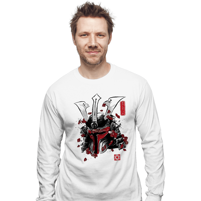 Daily_Deal_Shirts Long Sleeve Shirts, Unisex / Small / White Bounty Samurai