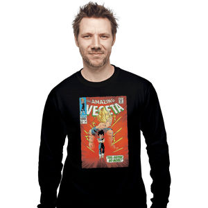 Shirts Long Sleeve Shirts, Unisex / Small / Black The Amazing Vegeta