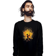 Load image into Gallery viewer, Shirts Long Sleeve Shirts, Unisex / Small / Black Zuko Art
