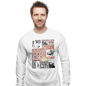 Secret_Shirts Long Sleeve Shirts, Unisex / Small / White Take Me On