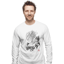 Load image into Gallery viewer, Shirts Long Sleeve Shirts, Unisex / Small / White The Prince Of Saiyans
