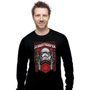 Shirts Long Sleeve Shirts, Unisex / Small / Black Storm Trooper