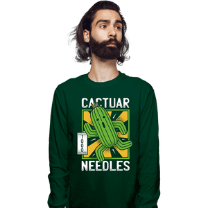 Shirts Long Sleeve Shirts, Unisex / Small / Forest Cactuar