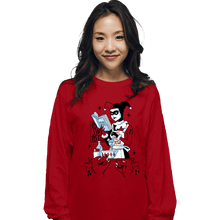 Load image into Gallery viewer, Secret_Shirts Long Sleeve Shirts, Unisex / Small / Red Making Pudding
