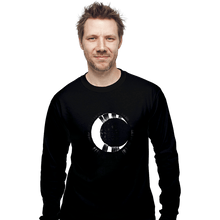 Load image into Gallery viewer, Daily_Deal_Shirts Long Sleeve Shirts, Unisex / Small / Black Moon Bust
