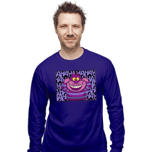 Load image into Gallery viewer, Shirts Long Sleeve Shirts, Unisex / Small / Violet Mad Cat
