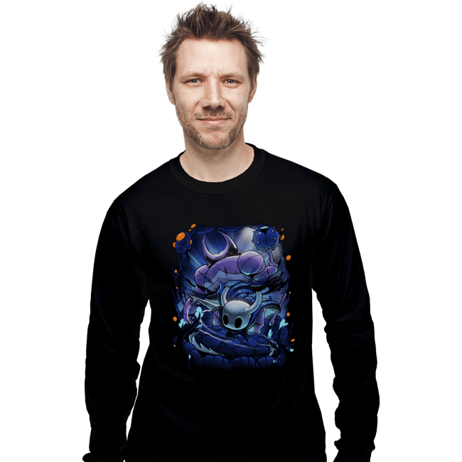 Daily_Deal_Shirts Long Sleeve Shirts, Unisex / Small / Black Knight Of Hallownest