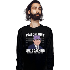 Shirts Long Sleeve Shirts, Unisex / Small / Black Prison Mike