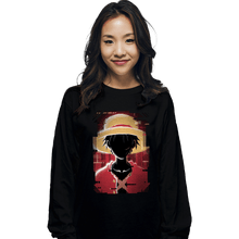 Load image into Gallery viewer, Shirts Long Sleeve Shirts, Unisex / Small / Black Glitch Luffy
