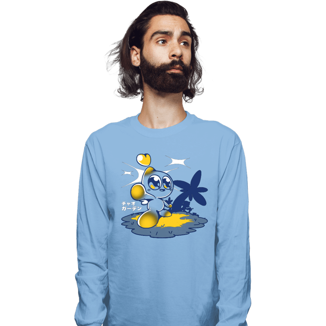 Shirts Long Sleeve Shirts, Unisex / Small / Powder Blue Chao Garden