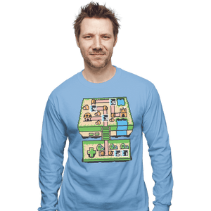 Shirts Long Sleeve Shirts, Unisex / Small / Powder Blue Consoler Bros