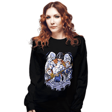Load image into Gallery viewer, Daily_Deal_Shirts Long Sleeve Shirts, Unisex / Small / Black Battle Angemon
