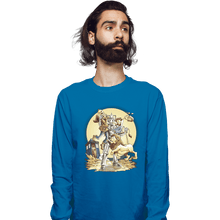 Load image into Gallery viewer, Shirts Long Sleeve Shirts, Unisex / Small / Sapphire The Planet Of Oz
