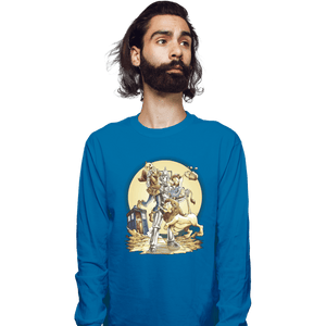 Shirts Long Sleeve Shirts, Unisex / Small / Sapphire The Planet Of Oz