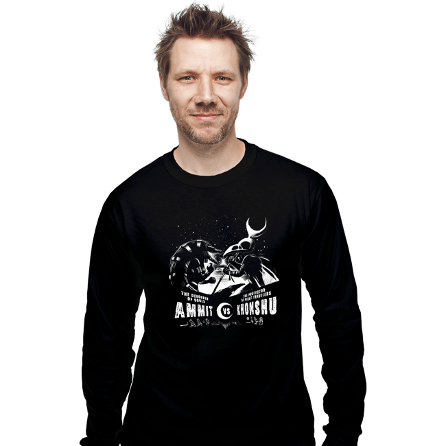 Secret_Shirts Long Sleeve Shirts, Unisex / Small / Black Battle Of The Egyptian Gods