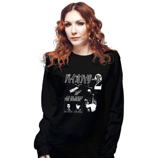 Secret_Shirts Long Sleeve Shirts, Unisex / Small / Black Can You Survive The Horror?