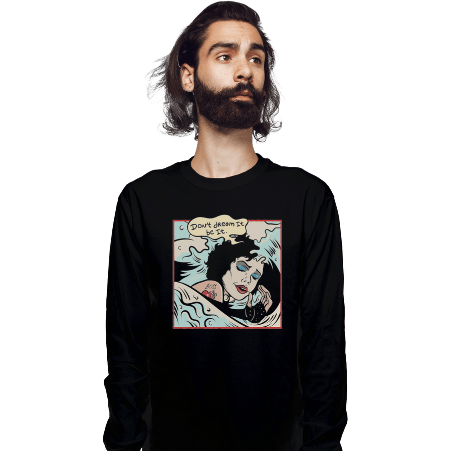 Shirts Long Sleeve Shirts, Unisex / Small / Black Be It