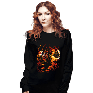 Daily_Deal_Shirts Long Sleeve Shirts, Unisex / Small / Black Blazing Vengeance