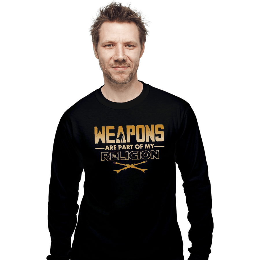 Shirts Long Sleeve Shirts, Unisex / Small / Black Weapons