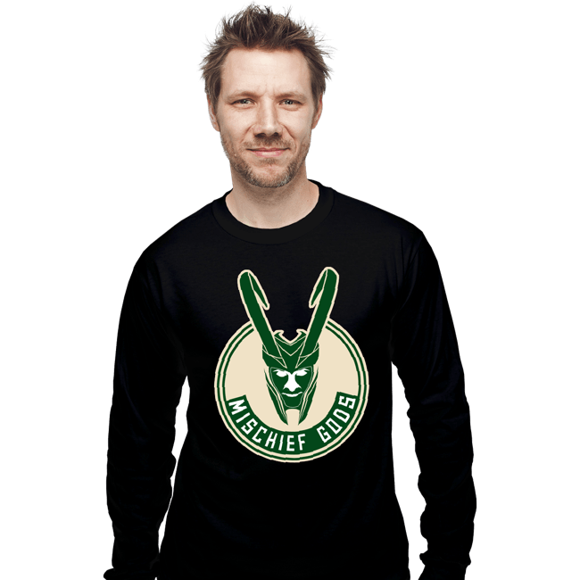 Shirts Long Sleeve Shirts, Unisex / Small / Black Mischief Gods
