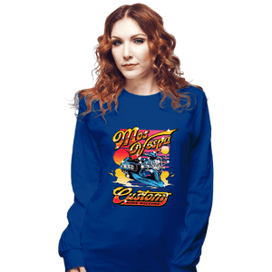 Secret_Shirts Long Sleeve Shirts, Unisex / Small / Royal Blue Mos Vespa Customs