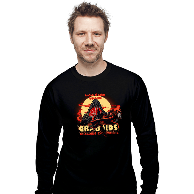 Secret_Shirts Long Sleeve Shirts, Unisex / Small / Black Graboids Everywhere
