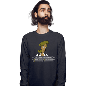 Secret_Shirts Long Sleeve Shirts, Unisex / Small / Dark Heather Who Wants To Be A Pirate