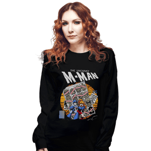 Shirts Long Sleeve Shirts, Unisex / Small / Black The Uncanny M-Man