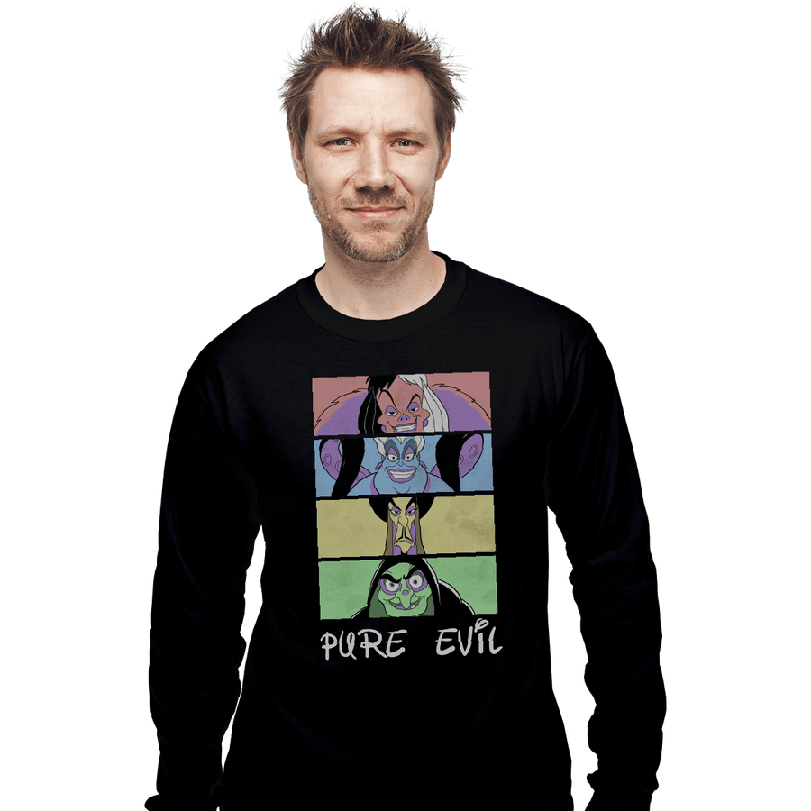 Shirts Long Sleeve Shirts, Unisex / Small / Black Pure Evil